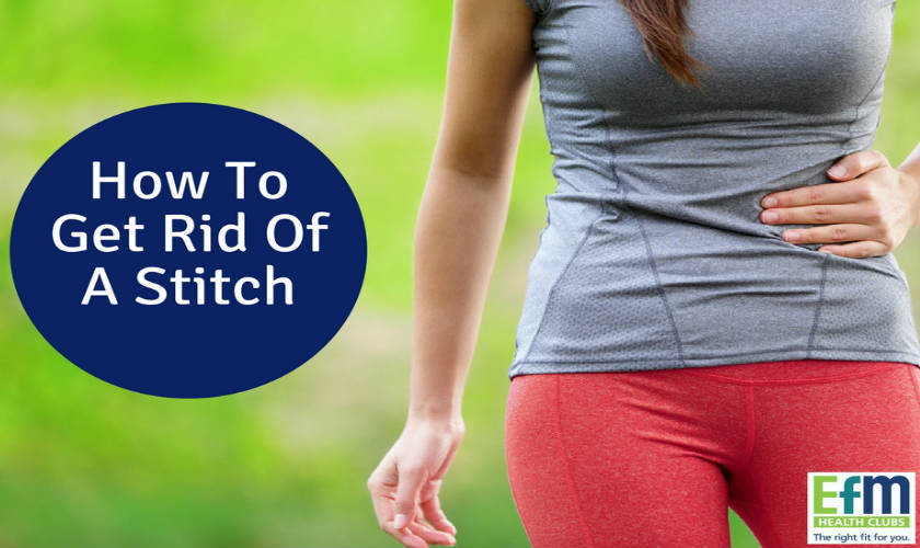 how to get rid of a stitch while running