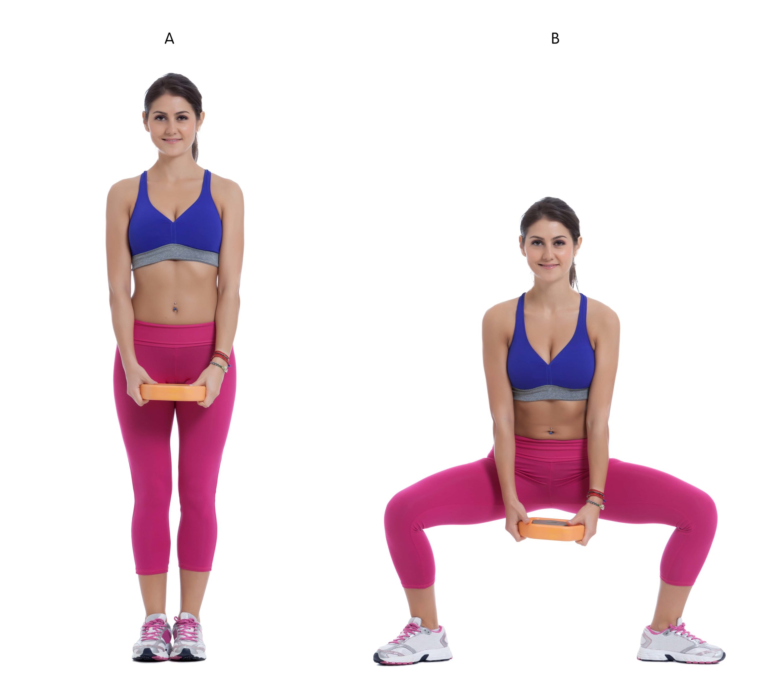 Plie squat for toning